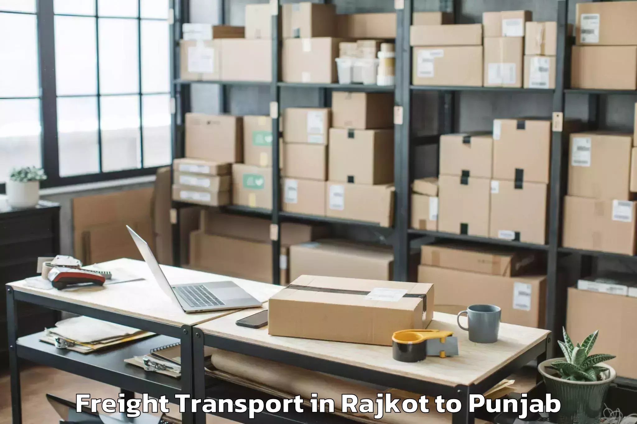 Affordable Rajkot to Samana Freight Transport